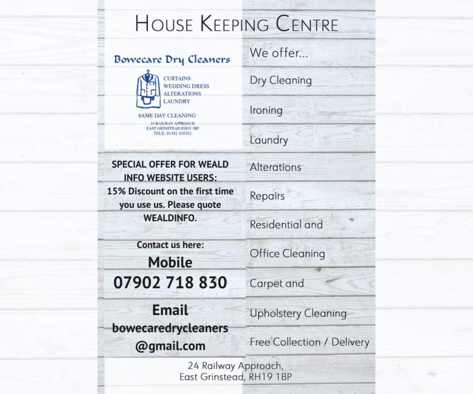 Bowcare Cleaners, East Grinstead